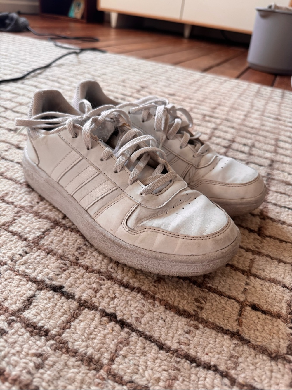 adidas White Low-Top Women's Sneakers